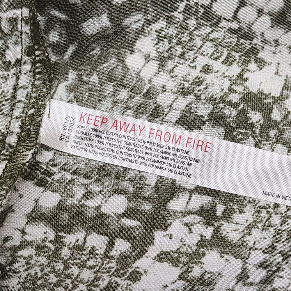Free People Intimately NIGHTS OUT Snakeskin Print Bodysuit Moss Green L NWOT $68 - Picture 7 of 9